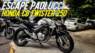 Instalo ESCAPE PAOLUCCI HONDA CB TWSITER 250 🔥💣 [upl. by Griffis]