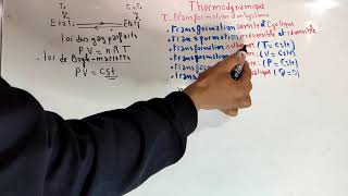 thermodynamique S1  Les différents types de transformation partie 4 [upl. by Nodnelg253]