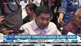 Menteri Maruarar Target Harga Rumah Rakyat Turun  Investor Daily TV [upl. by Boor38]