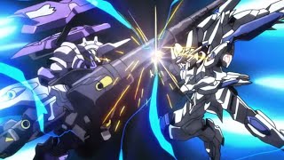 Gundam Bael vs Gundam Kimaris Vidar  Gundam ironblooded orphans ss2 ep 49 [upl. by Nauqat357]