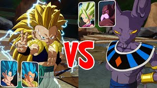 Sparking Zero  Requested matchGotenks SSJ3Vegetto SSJBGogeta SSJB vs BeerusKafla SSJ2Toppo HM [upl. by Chiarra963]