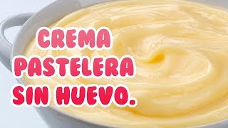 Crema PASTELERA SIN HUEVO  SUPER FACIL  Claudio Us [upl. by Sugden293]