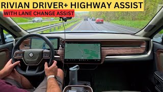 Rivian Driver Highway Assist Updated 2024 Review [upl. by Idahs]