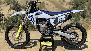 First Ride 2020 Husqvarna FC250  Motocross Action Magazine [upl. by Atinwahs]