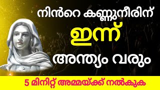 നിൻറെ കണ്ണുനീരിന് ഇന്ന് അന്ത്യം വരും I Kreupasanam miraculous prayer [upl. by Lewie]