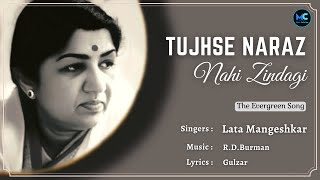 Tujhse Naraz Nahi Zindagi Lyrics   Lata Mangeshkar RIP  RD Burman Gulzar  Masoom 1983 [upl. by Picardi]