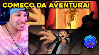 TÁ NA HORA DE VIRAR HERÓI  BEN 10 1X01 REACT [upl. by Malda917]