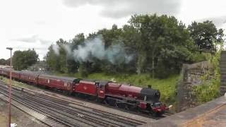 Steam Train 45699 quotGalateaquot The Dorset Coast Express 10 Aug 2016 [upl. by Aniwde]