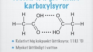 Karboxylsyror gammal [upl. by Eihcir]