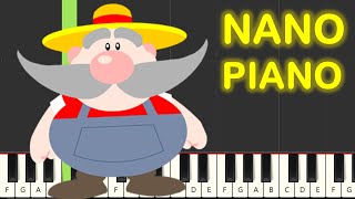 Old MacDonald Had A Farm Piano Tutorial [upl. by Arathorn]