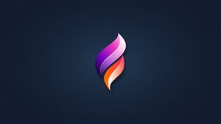 Logo Design on iPad Pro in Affinity Designer iPad [upl. by Strander878]