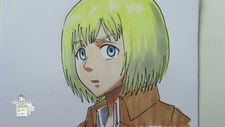 How to draw Armin Arlelt アルミン・アルレルト [upl. by Prudi]