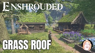 Enshrouded build a fun starting base with grass roof building guide [upl. by Lorette]