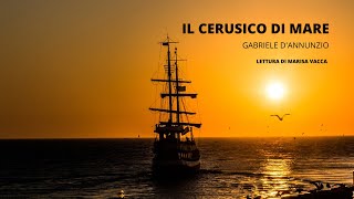 IL CERUSICO DI MARE  di G DAnnunzio  voce di Marisa Vacca [upl. by Leiuqese]