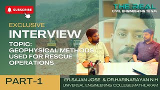 Civil Engineering Applications in Rescue Operations for Arjun DrHarinarayan Geophysical Methods [upl. by Ayaet]