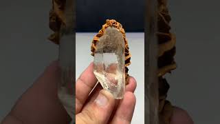 Rare quartz and flower shape siderite combination afghanistan crystals gemstonepakistan gemstone [upl. by Rubina395]