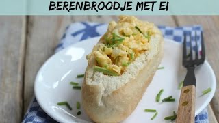 Berenbroodje met ei  LEKKER EN SIMPEL [upl. by Ecinereb994]