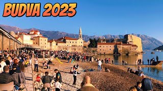 Budva 2023 Crna Gora  kompletan obilazak šetališta i Starog grada Montenegro 2023 [upl. by Willman]