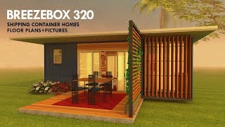 Shipping Container HOMES PLANS and MODULAR PREFAB Design Ideas  BREEZEBOX 320 [upl. by Rhonda]