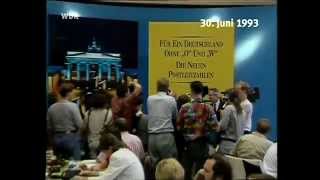 Neue Postleitzahlen 171993  Tagesschau [upl. by Shulem]