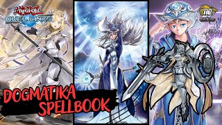 YUGIOH DUEL LINKS SILENT SPELLBOOK WITH DOGMATIKA BANISH amp NEGATE YOUR SPELL [upl. by Merrilee]