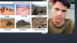 Aeolian landforms Erosional landforms Depositional landforms [upl. by Yenrab]