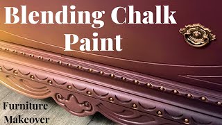 Blending Chalk Mineral Paint for a Fabulous Furniture Makeover [upl. by Yla]