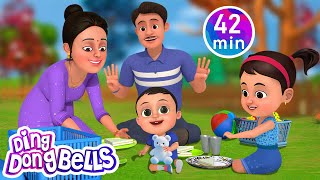 Sunday Ghoomne Jate Hain  17 more Rhymes in Hindi  Nursery Rhymes  Ding Dong Bells [upl. by Yovonnda402]