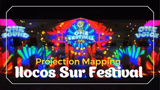 Projection Mapping for Ilocos Sur Festival [upl. by Losse]