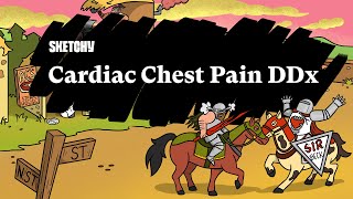 Cardiac Chest Pain Diagnosis Guide Part 1  Sketchy Medical [upl. by Lucais]