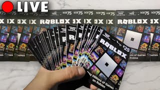 🔴 GIVING FREE 100000 ROBUX TO EVERY SUBSCRIBER LIVE Robux Giveaway [upl. by Shannen]