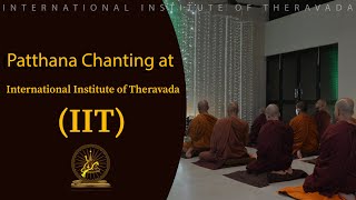 Patthana Chanting at International Institute of Theravada IIT [upl. by Aremat]