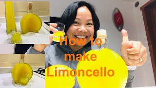 🍋Limoncello วิธีทำเลม่อนเชลโล่ ทำง่ายๆได้ที่บ้าน เครื่องดื่มที่ดังมากในอิตาลี 🇮🇹 ITALY 🇹🇭 [upl. by Nellac]