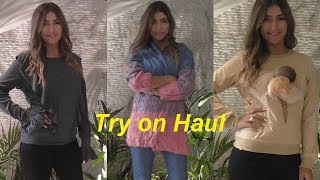 Try on Haul Yoins مشترياتي لفصل الشتاء من موقع [upl. by Beutner]