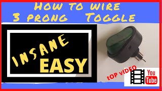 How to install Toggle Switch wiring guide [upl. by Allan]