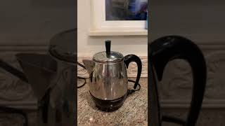 Farberware 2 4 Cup Electric Percolator coffee maker Stainless Steel [upl. by Rudiger]