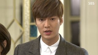 이민호 난 제국그룹 서자 파혼선언 상속자들 12회 [upl. by Letsirhc]