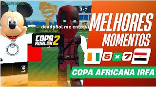 JOGO EGITO X COSTA MARFIM COPA AFRICANA IRFA 2024 [upl. by Nolram622]