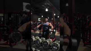 Derek Lunsfords Heavy Lateral Raise Intense Shoulder Workout for Mr Olympia shorts [upl. by Zachary]