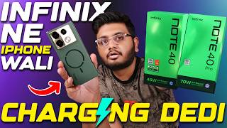 Infinix Note 40 Pro Unboxing  MagCharge Ka Kia System  Giveaway [upl. by Cirdec14]