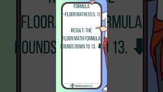 FLOORMATH FORMULA  WALLSTREETMOJO EXCEL MINI SERIES [upl. by Nylodnarb]