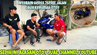 NYOBAIN AEROX 300CC JALAN JAUH🔥SAMPERIN OTOY JUNIOR KEAPA JUAL CHANNEL YOUTUBE [upl. by Ailati105]