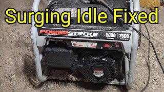 Fixing Generator With Surging Idle [upl. by Aylsworth]