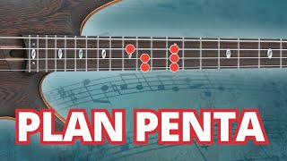 GAMME PENTATONIQUE à la BASSE 🎸 Masterclass n°15 [upl. by Arika897]