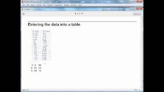 Entering data into Mathematica [upl. by Kahl]