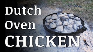 DUTCH OVEN Chicken Over Charcoal [upl. by Naiva]