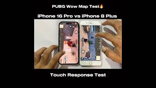 iPhone 16 Pro vs iPhone 8 Plus  PUBG Wow Map Test [upl. by Noryak]