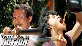 Freddy Wong VS The King of Bamboo  Drunken Master [upl. by Moise]