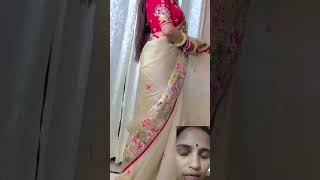 Beautiful new design Jimmy Choo saree music saree shortsfeed fashion sareesonline ytshortscr7 [upl. by Bonnell]