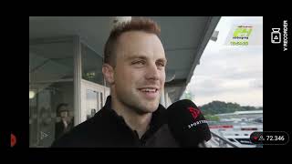 Laurens Vanthoor emotionales Interview nach Unfall mit dem Grello beim 24h Rennen Nürburgring [upl. by Adnilreh]